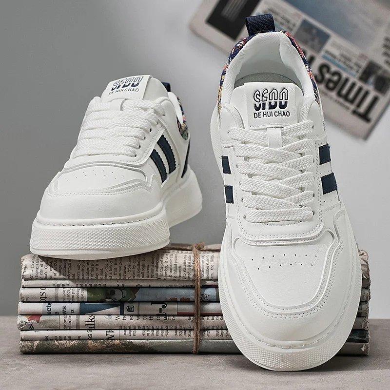 Men's Casual Sport Shoes Leather Surface Thick Bottom Heightening White Trendy Shoes Spring New Style Comfortable All-Match L...
Men's Casual Sport Shoes Leather Surface Thick Bottom Heightening White Trendy Shoes Spring New Style Comfortable All-Match L...