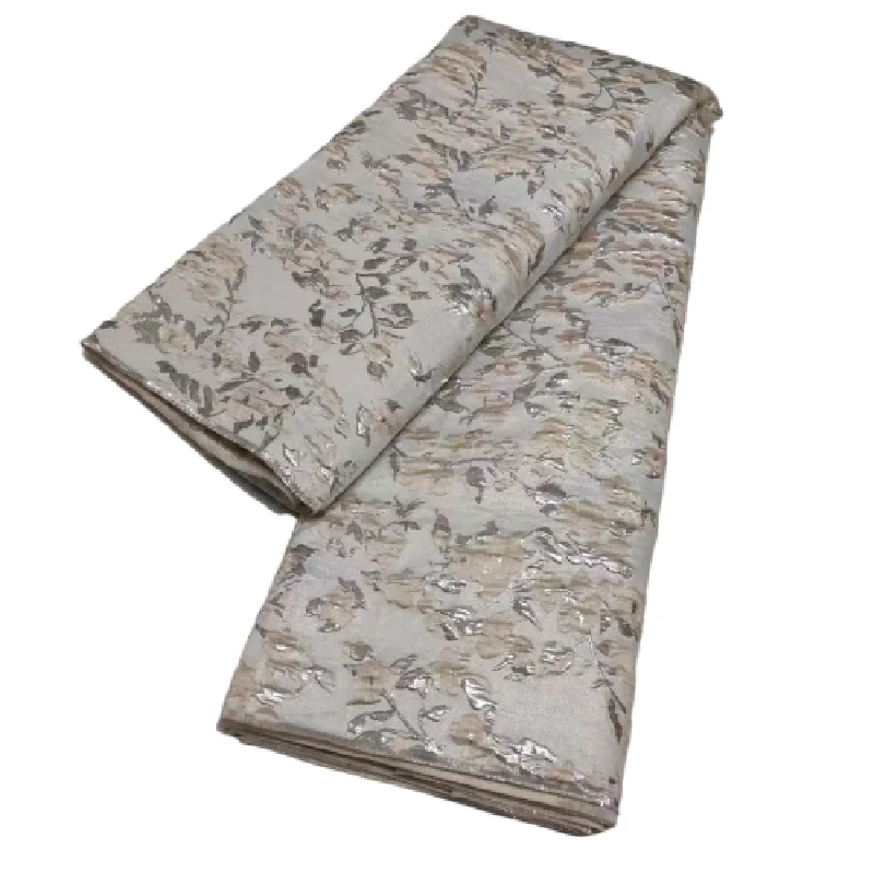 5Yards Gold Jacquard Brocade Lace Fabric African Floral Organza Mesh Cloth Nigerian French Tulle Net Material For Dress
5Yards Gold Jacquard Brocade Lace Fabric African Floral Organza Mesh Cloth Nigerian French Tulle Net Material For Dress
