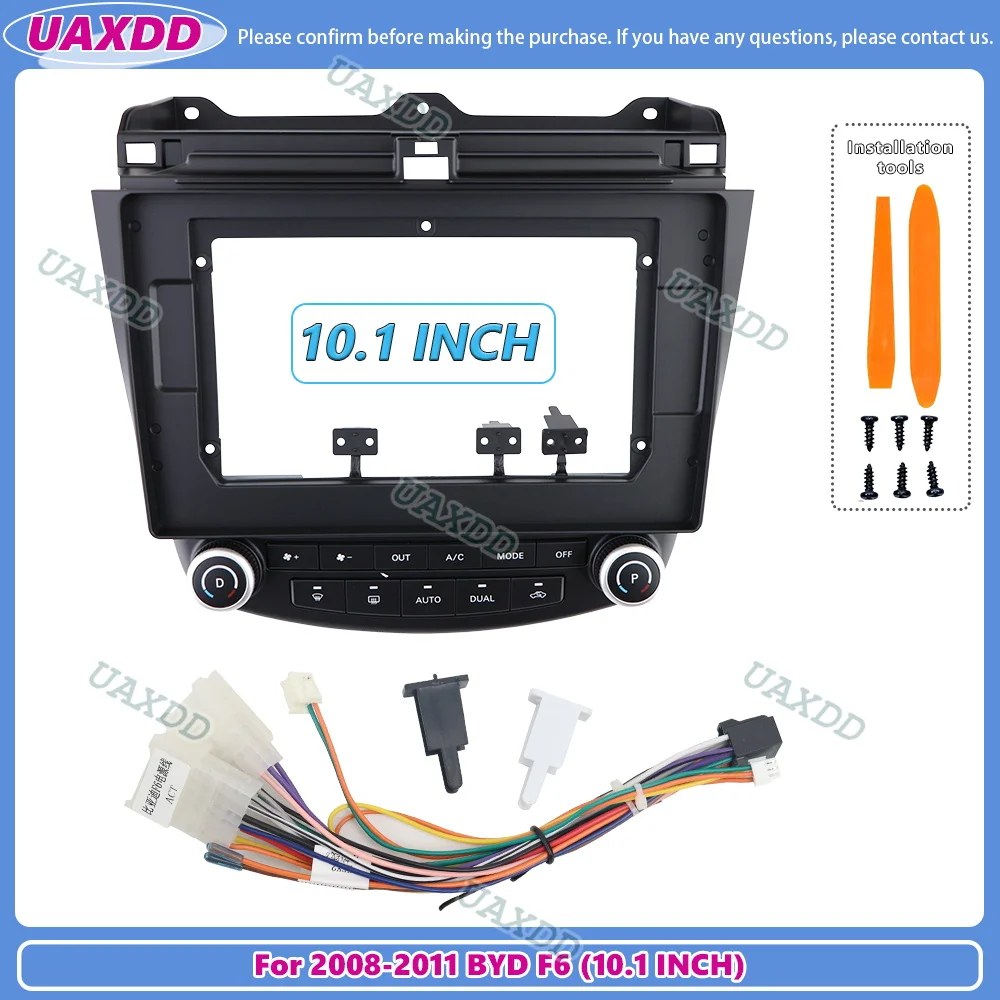 FOR 2008-2011 BYD F6 10.1 INCH 2 Din Car radio Android frame panel Center fascia cable video harness adapter dashboard decoder
FOR 2008-2011 BYD F6 10.1 INCH 2 Din Car radio Android frame panel Center fascia cable video harness adapter dashboard decoder