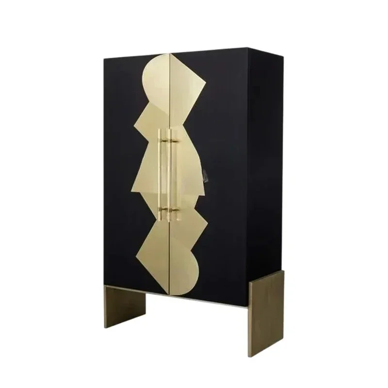 Modern light luxury solid wood double door display wine cabinet, lobby decorative cabinet against the wall, modern wine cabinet9
Modern light luxury solid wood double door display wine cabinet, lobby decorative cabinet against the wall, modern wine cabinet9