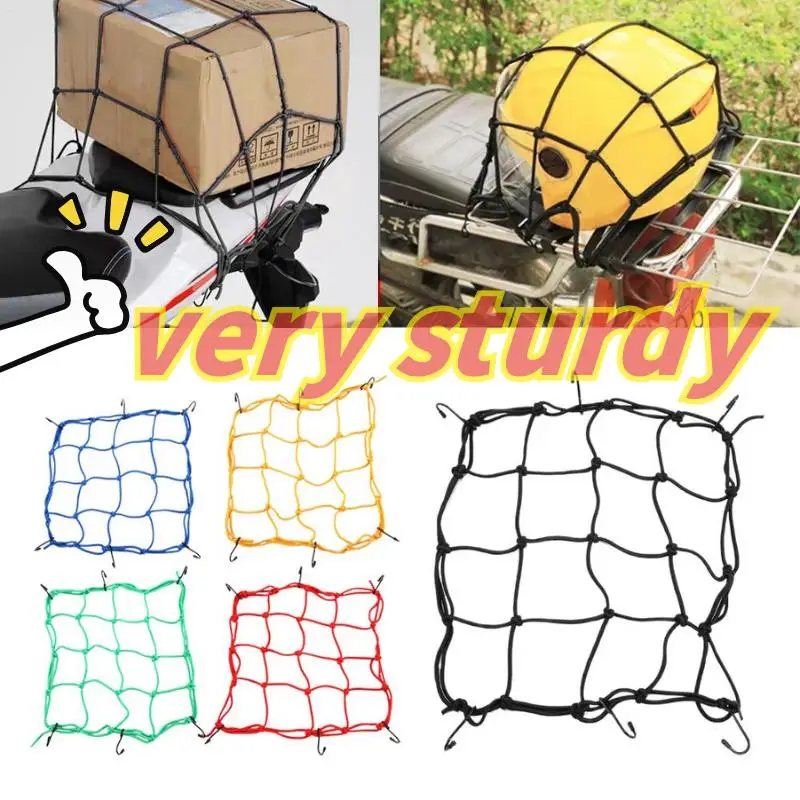 Universal Motorcycle Luggage Net With 4 Hooks Or Helmet, Luggage And Gear Storage Heavy Duty Elastic Motorcycle Cargo Net
Universal Motorcycle Luggage Net With 4 Hooks Or Helmet, Luggage And Gear Storage Heavy Duty Elastic Motorcycle Cargo Net