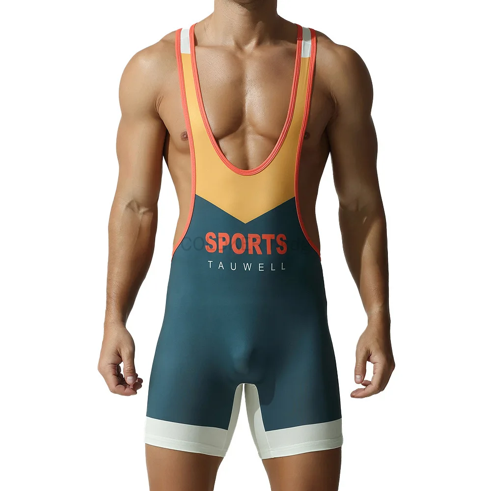 TAUWELL Men's Wrestling Singlets Athletic Supporters Bodysuit Slim Fit Sports Active Jumpsuits Leotard Underwear
TAUWELL Men's Wrestling Singlets Athletic Supporters Bodysuit Slim Fit Sports Active Jumpsuits Leotard Underwear