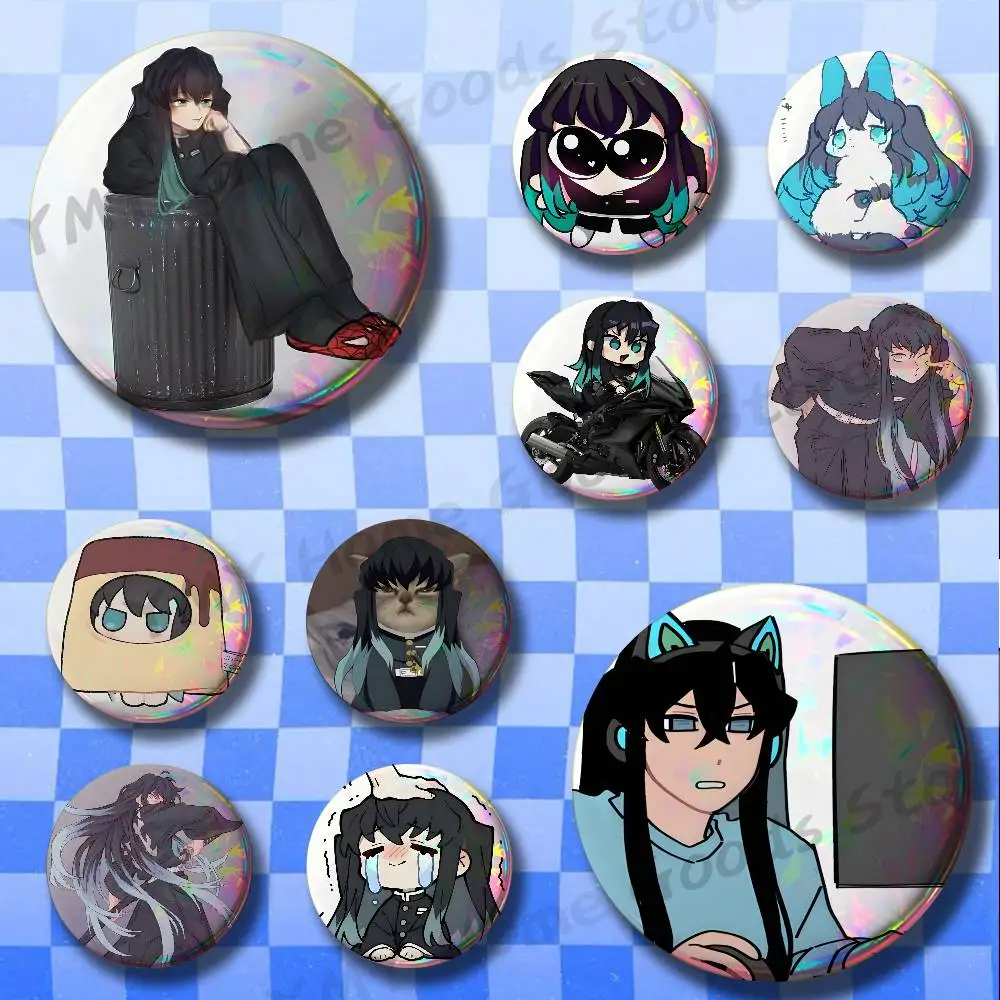 Muichiro Funny Cartoon Brooches for Bag Decor Jewelry Accessories Gift 25/32/44/58/75mm Round Cartoon Badges
Muichiro Funny Cartoon Brooches for Bag Decor Jewelry Accessories Gift 25/32/44/58/75mm Round Cartoon Badges