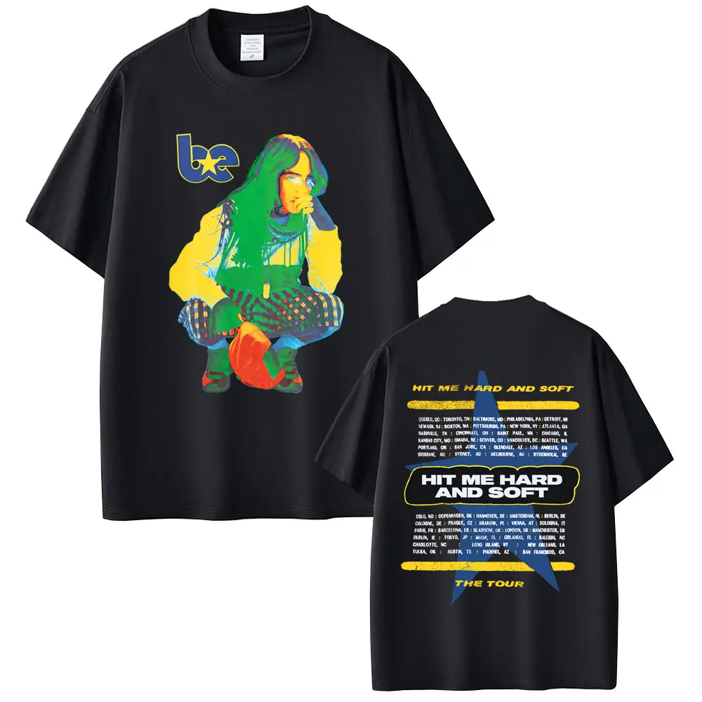 Hit Me Hard and Soft Tour T-shirts Men Women Fashion Pop Music T Shirts Men's High Quality Cotton Oversized Short Sleeve T-shirt
Hit Me Hard and Soft Tour T-shirts Men Women Fashion Pop Music T Shirts Men's High Quality Cotton Oversized Short Sleeve T-shirt