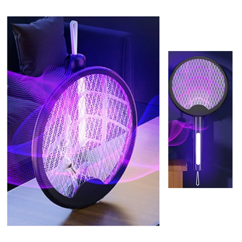 【Must-Haves】3000V Electric Mosquito Swatter Home Mosquito Swatter With Lamp USB Rechargeable Foldable Bug Zapper Summer Fly Swat
【Must-Haves】3000V Electric Mosquito Swatter Home Mosquito Swatter With Lamp USB Rechargeable Foldable Bug Zapper Summer Fly Swat