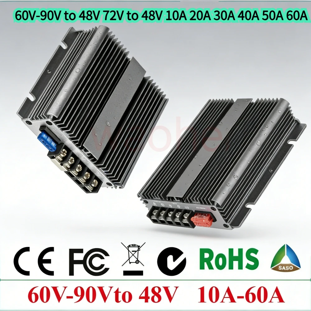 60V-90V to 48V 72V to 48V 10A 20A 30A 40A 50A 60A DC DC Converter Step Down Voltage Reducer Power Supply Unit Buck Module ROHS
60V-90V to 48V 72V to 48V 10A 20A 30A 40A 50A 60A DC DC Converter Step Down Voltage Reducer Power Supply Unit Buck Module ROHS