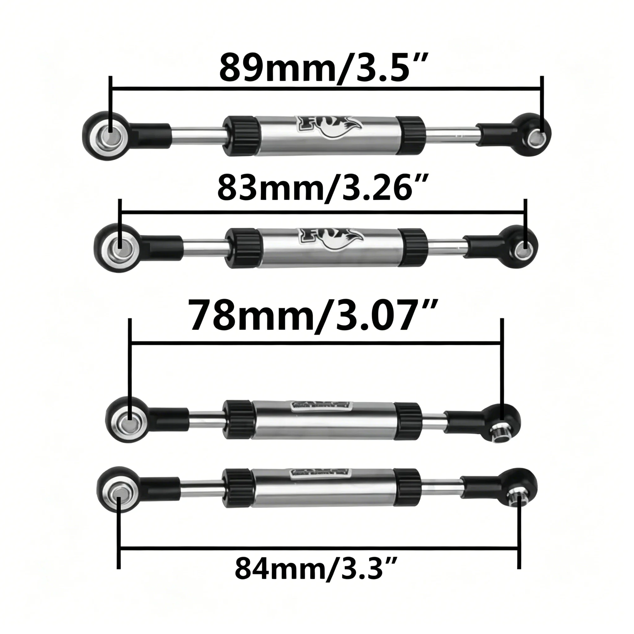 Metal Adjustable Servo Linkage Rod for TRX4 SCX10 Gen8 D90 1/10 RC Crawler Upgrade Parts Steering Link
Metal Adjustable Servo Linkage Rod for TRX4 SCX10 Gen8 D90 1/10 RC Crawler Upgrade Parts Steering Link