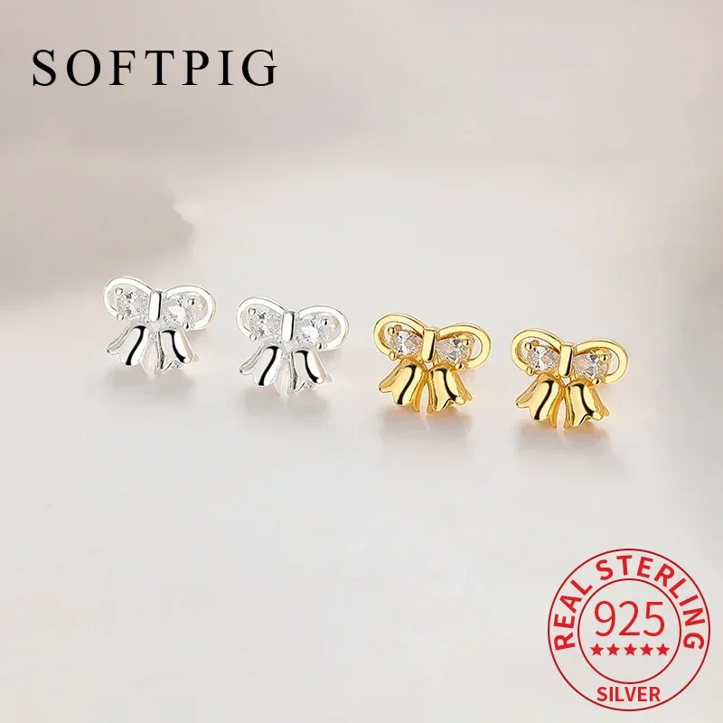 SOFTPIG Real 925 Sterling Silver Zircon Flower Screw 18K Sutd Earrings for Women Classic Fine Jewelry Light Luxury Accessories
SOFTPIG Real 925 Sterling Silver Zircon Flower Screw 18K Sutd Earrings for Women Classic Fine Jewelry Light Luxury Accessories