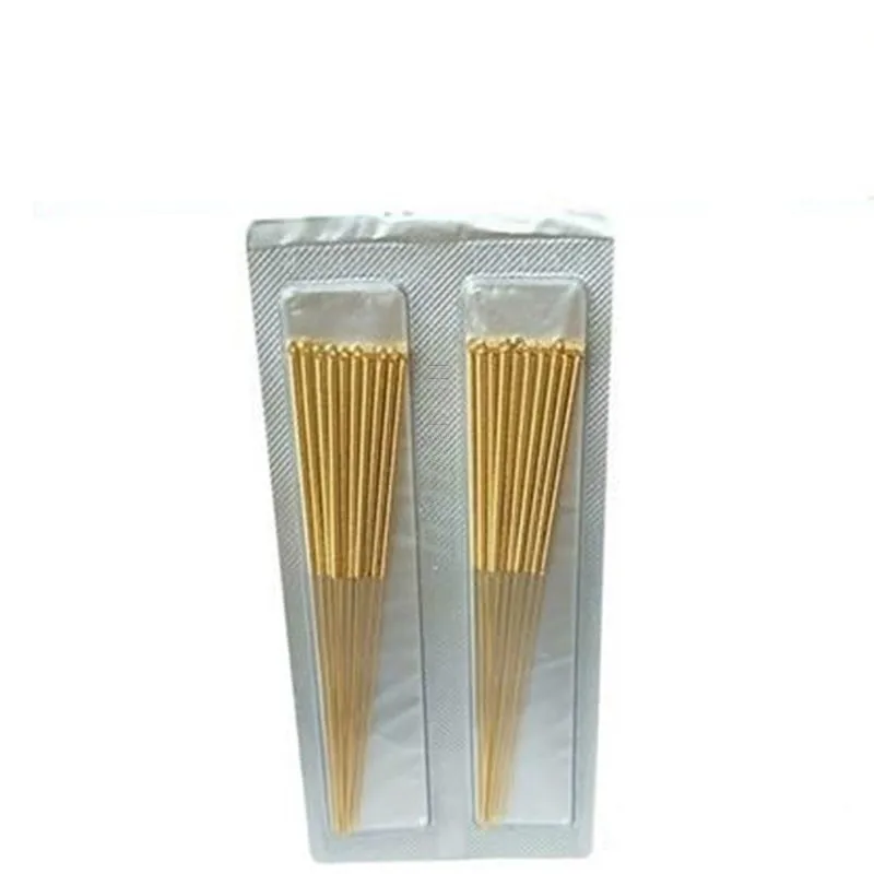 20 pieces per box full gold-plated acupuncture needle filiform acupuncture needle Chinese acupuncture golden needle high quality
20 pieces per box full gold-plated acupuncture needle filiform acupuncture needle Chinese acupuncture golden needle high quality