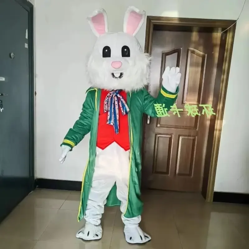Disney Rabbit Bunny Mascot Costume with Green Coat Uniform Halloween Christmas Dress Full Body Props Masquerade Party Outfis
Disney Rabbit Bunny Mascot Costume with Green Coat Uniform Halloween Christmas Dress Full Body Props Masquerade Party Outfis