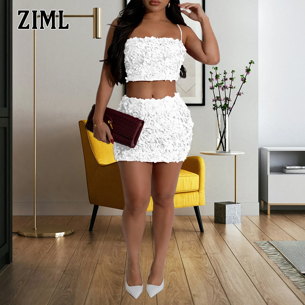 ZIML Solid Chic Two Piece Sets For Women Square Collar Sleeveless Tops High Waist Short Skirt Sexy Elegant Set Female Fashion
ZIML Solid Chic Two Piece Sets For Women Square Collar Sleeveless Tops High Waist Short Skirt Sexy Elegant Set Female Fashion