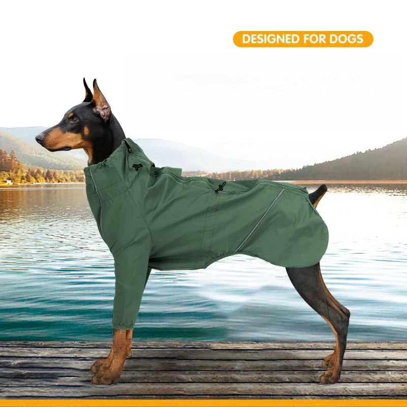 Medium And Large Dog Raincoat Labrador Golden Retriever Shiba Lnu Four Feet Waterproof Dog Clothes Anti Storm Coat Pet Raincoat
Medium And Large Dog Raincoat Labrador Golden Retriever Shiba Lnu Four Feet Waterproof Dog Clothes Anti Storm Coat Pet Raincoat