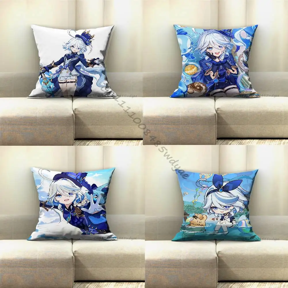 G-Genshin Impact Furina Pillow Case For Home Bedroom Car Office Decoration Living Room Sofa Cushion Cover Suitable
G-Genshin Impact Furina Pillow Case For Home Bedroom Car Office Decoration Living Room Sofa Cushion Cover Suitable