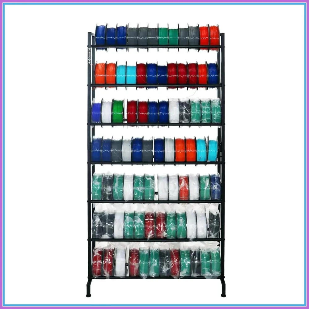7-Tier Heavy Duty Filament Storage Rack for 3D Printing Business, Large Capacity Shelves
7-Tier Heavy Duty Filament Storage Rack for 3D Printing Business, Large Capacity Shelves