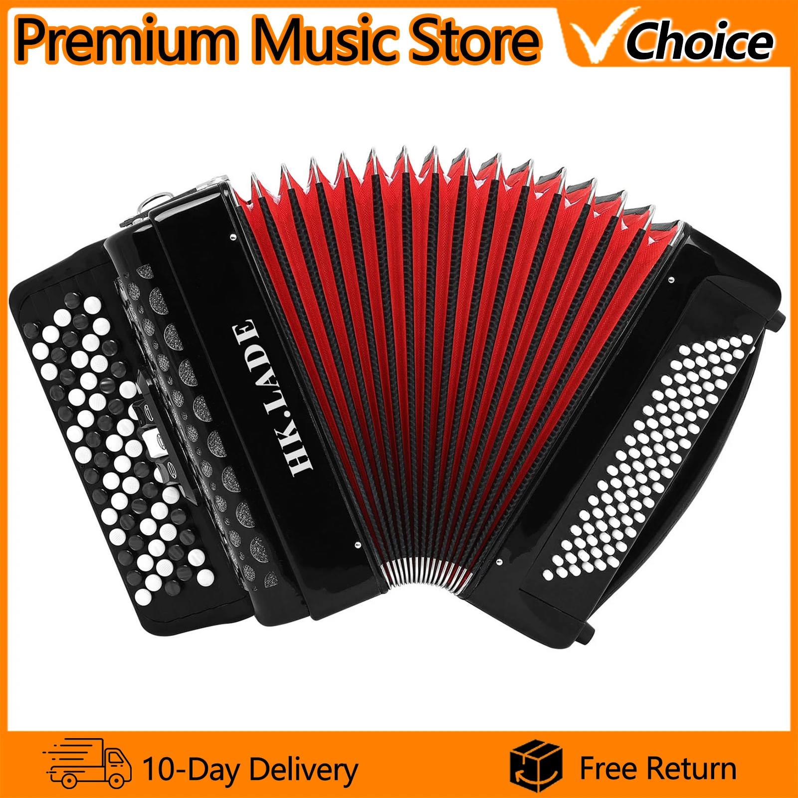 HK · LADE AH-220 Черный аккордеон 69-клавиш 96, басовая кнопка, распылительная живопись, профессиональный аккордеон Bayan, изменение звука C-системы
HK · LADE AH-220 Черный аккордеон 69-клавиш 96, басовая кнопка, распылительная живопись, профессиональный аккордеон Bayan, изменение звука C-системы