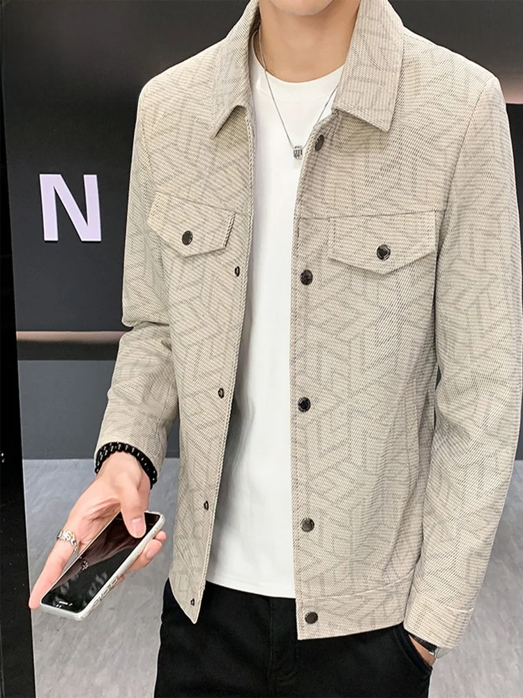 Pierre Cardin Men's Casual Flannel Jaet with Print Collar Autumn Spring Faion Outerwear Stand Fit Polyester Fiber
Pierre Cardin Men's Casual Flannel Jaet with Print Collar Autumn Spring Faion Outerwear Stand Fit Polyester Fiber