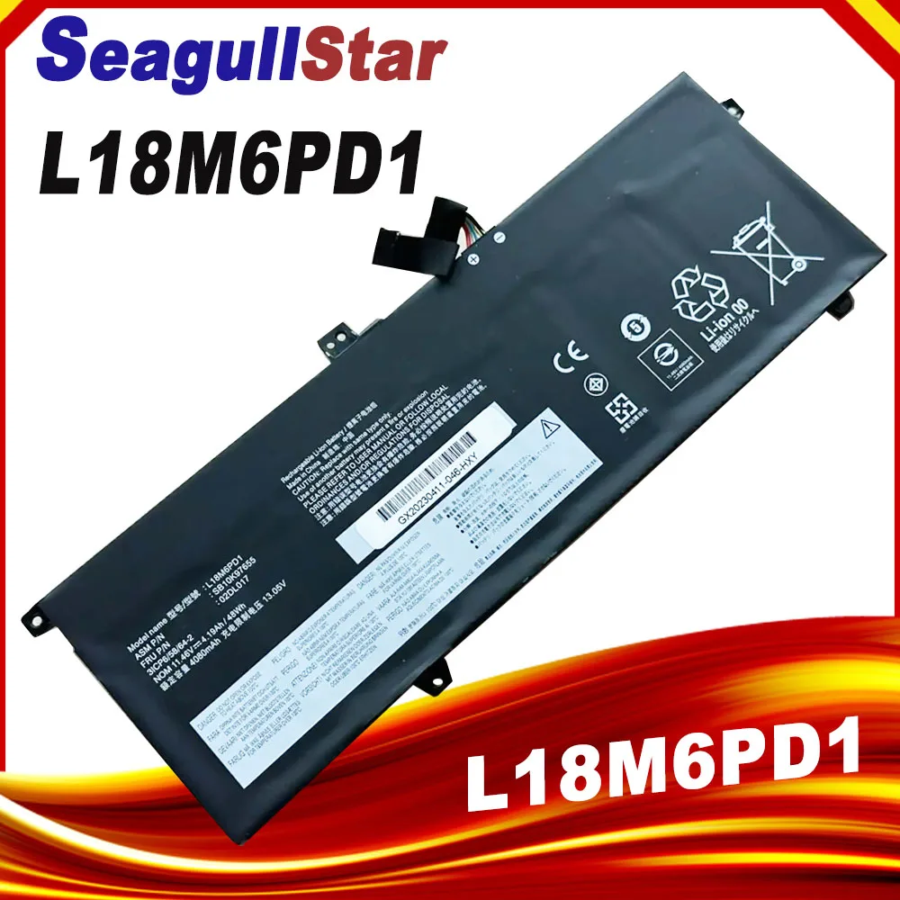 L18M6PD1 Battery For Lenovo ThinkPad X390 X395 X13 1st Gen TP00106A TP00106B TP00106C 02DL020 SB10K97656 L18L6PD1 L18D6PD1
L18M6PD1 Battery For Lenovo ThinkPad X390 X395 X13 1st Gen TP00106A TP00106B TP00106C 02DL020 SB10K97656 L18L6PD1 L18D6PD1