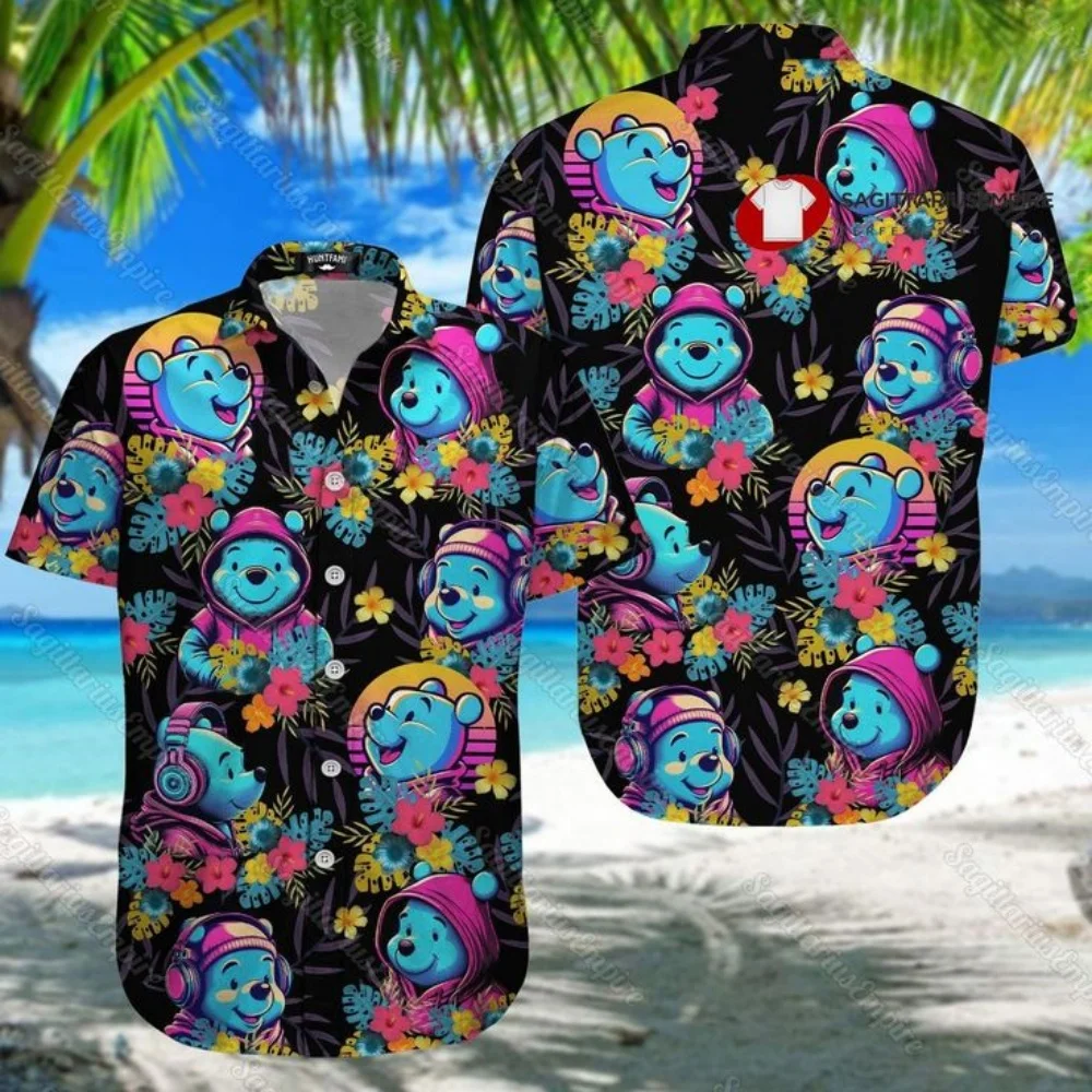 New Disney Hawaii 3d print shirt new men and women fashion naughty Winnie the Pooh Disney button boys shirt beach children paren
New Disney Hawaii 3d print shirt new men and women fashion naughty Winnie the Pooh Disney button boys shirt beach children paren