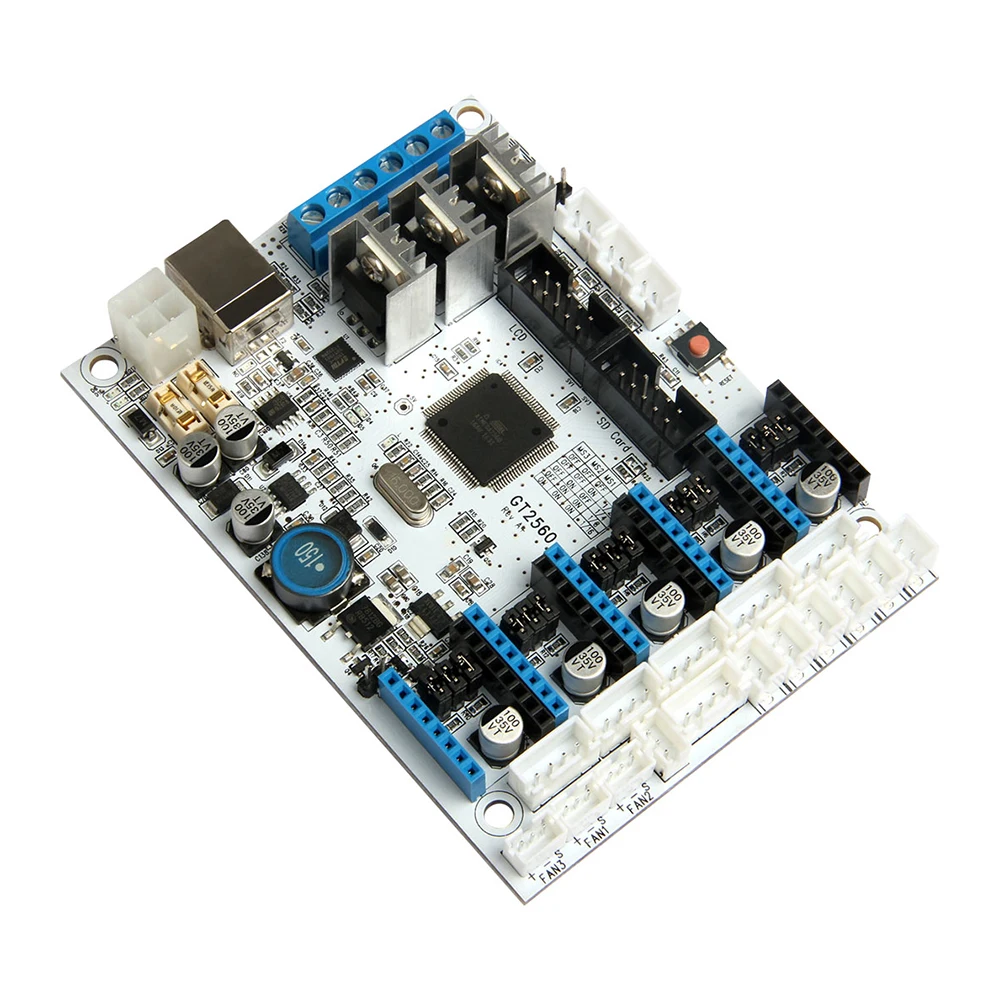 Новый дизайн, плата управления для 3D-принтера Geeetech GT2560, mega2560 + ramps1.4
Новый дизайн, плата управления для 3D-принтера Geeetech GT2560, mega2560 + ramps1.4