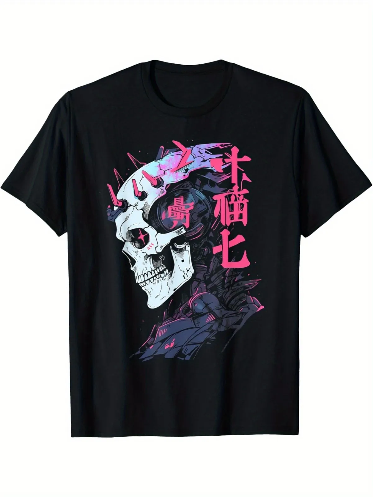 Cyberpunk Manga Graphic Tee Casual Harajuku Style Techwear Top
Cyberpunk Manga Graphic Tee Casual Harajuku Style Techwear Top