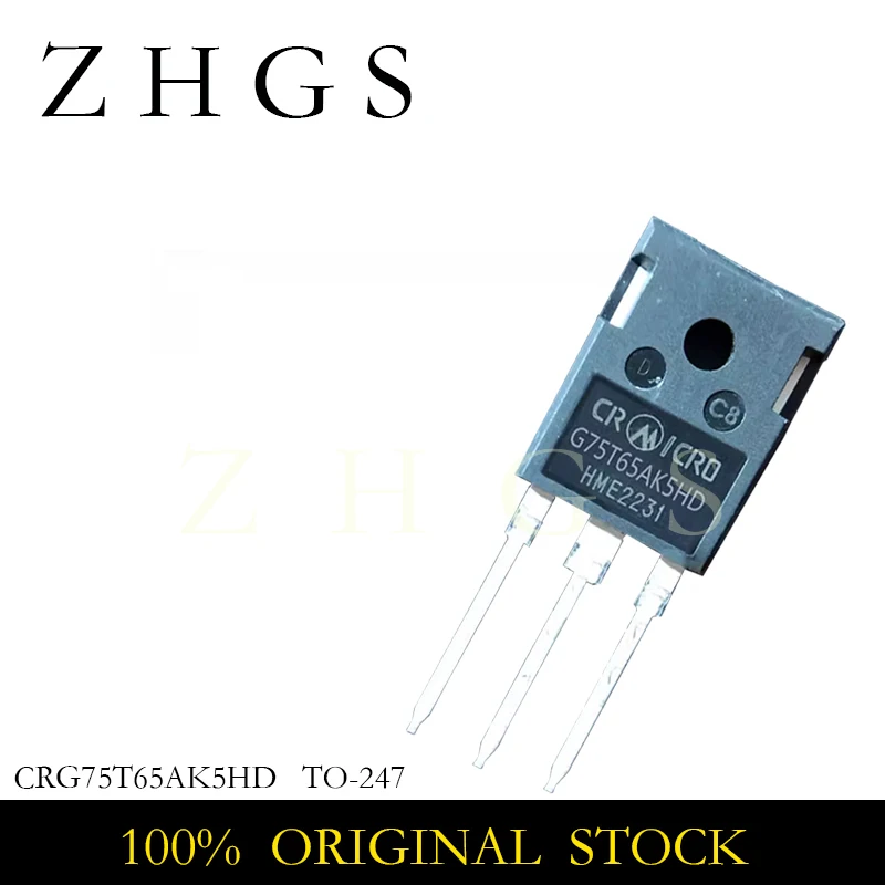 5PCS CRG75T65AK5HD TO-247 G75T65AK5HD CRG75T65 AK5HD TO247 75A 650V IGBT TRANSISTOR NEW STOCK
5PCS CRG75T65AK5HD TO-247 G75T65AK5HD CRG75T65 AK5HD TO247 75A 650V IGBT TRANSISTOR NEW STOCK