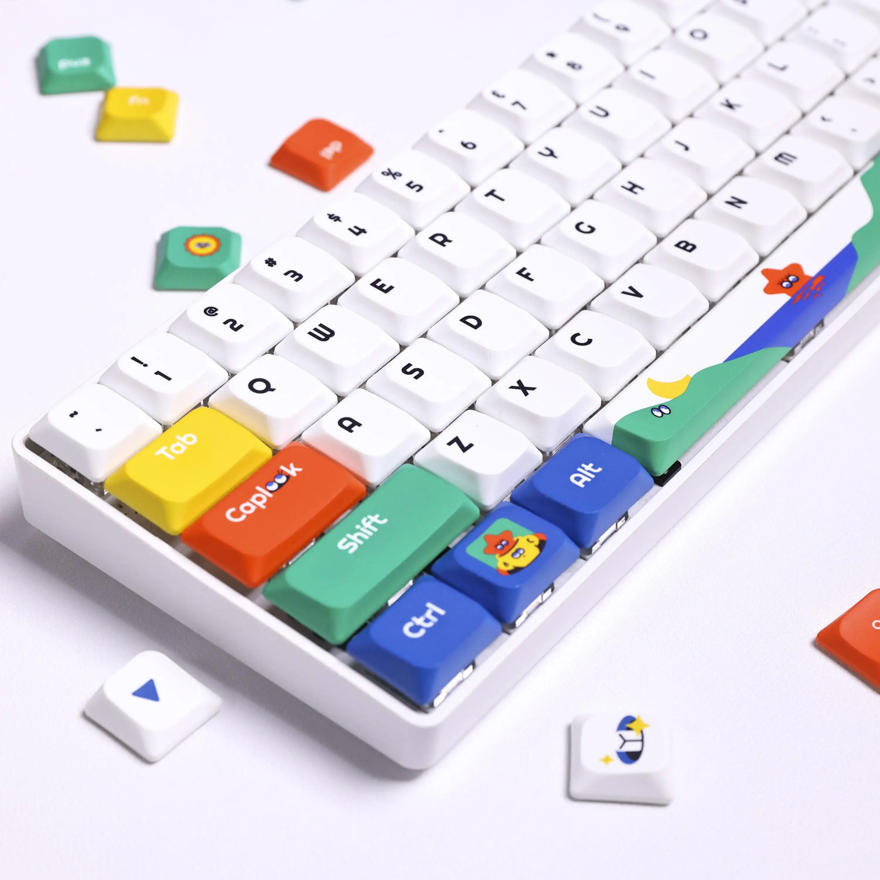 Lucky theme low shaft keycap PBT five-sided sublimation non-oiling mechanical keyboard custom keycap
Lucky theme low shaft keycap PBT five-sided sublimation non-oiling mechanical keyboard custom keycap