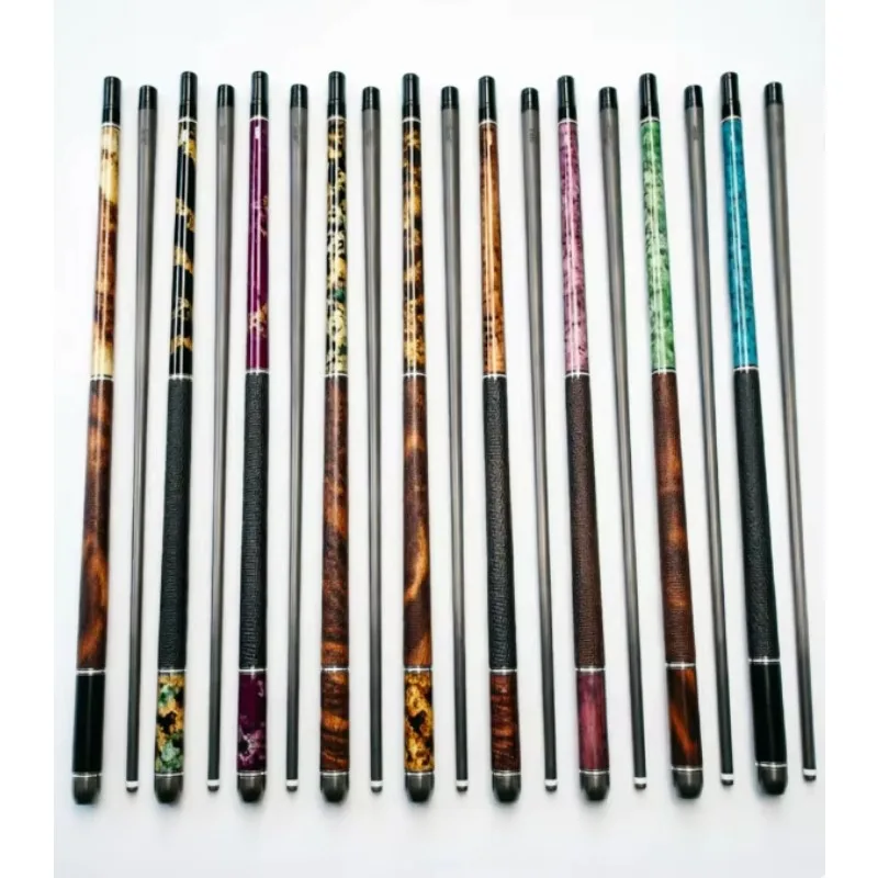SW Wholesale Premium Heat Transfer Printed Carbon Pool Cue, 13mm Tip, Radial Joint, One-piece Design
SW Wholesale Premium Heat Transfer Printed Carbon Pool Cue, 13mm Tip, Radial Joint, One-piece Design