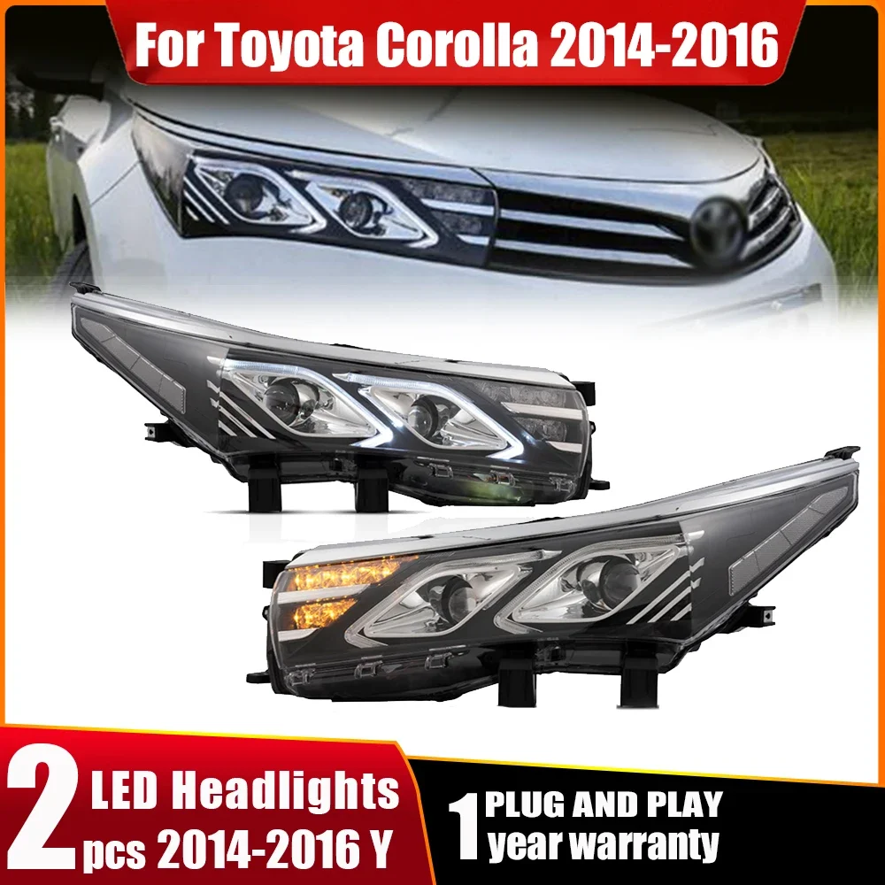 Автомобильные фары для Toyota Corolla, светодиодные фары 2014 2015 2016, фары Corolla Drl, линзы проектора, автомобильные аксессуары
Автомобильные фары для Toyota Corolla, светодиодные фары 2014 2015 2016, фары Corolla Drl, линзы проектора, автомобильные аксессуары