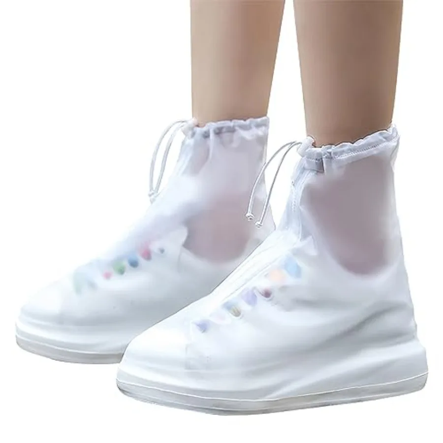 Rain Shoe Covers Waterproof for Men Women Shoe Boots Galoshes Protectors with Zipper Not-Slip Reusable Overshoes for Hiking Cli
Rain Shoe Covers Waterproof for Men Women Shoe Boots Galoshes Protectors with Zipper Not-Slip Reusable Overshoes for Hiking Cli