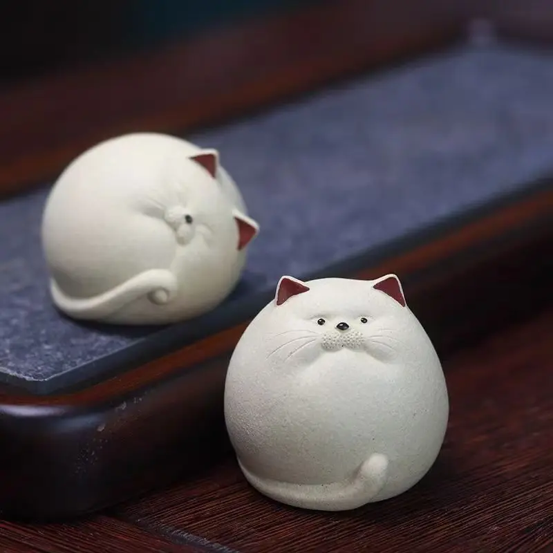Lucky Cat Tea Pet Ornament Handmade Cute Fun Round Rolling Cat Tea Table Decoration Creative Home Furnishing Gift Teas Play
Lucky Cat Tea Pet Ornament Handmade Cute Fun Round Rolling Cat Tea Table Decoration Creative Home Furnishing Gift Teas Play