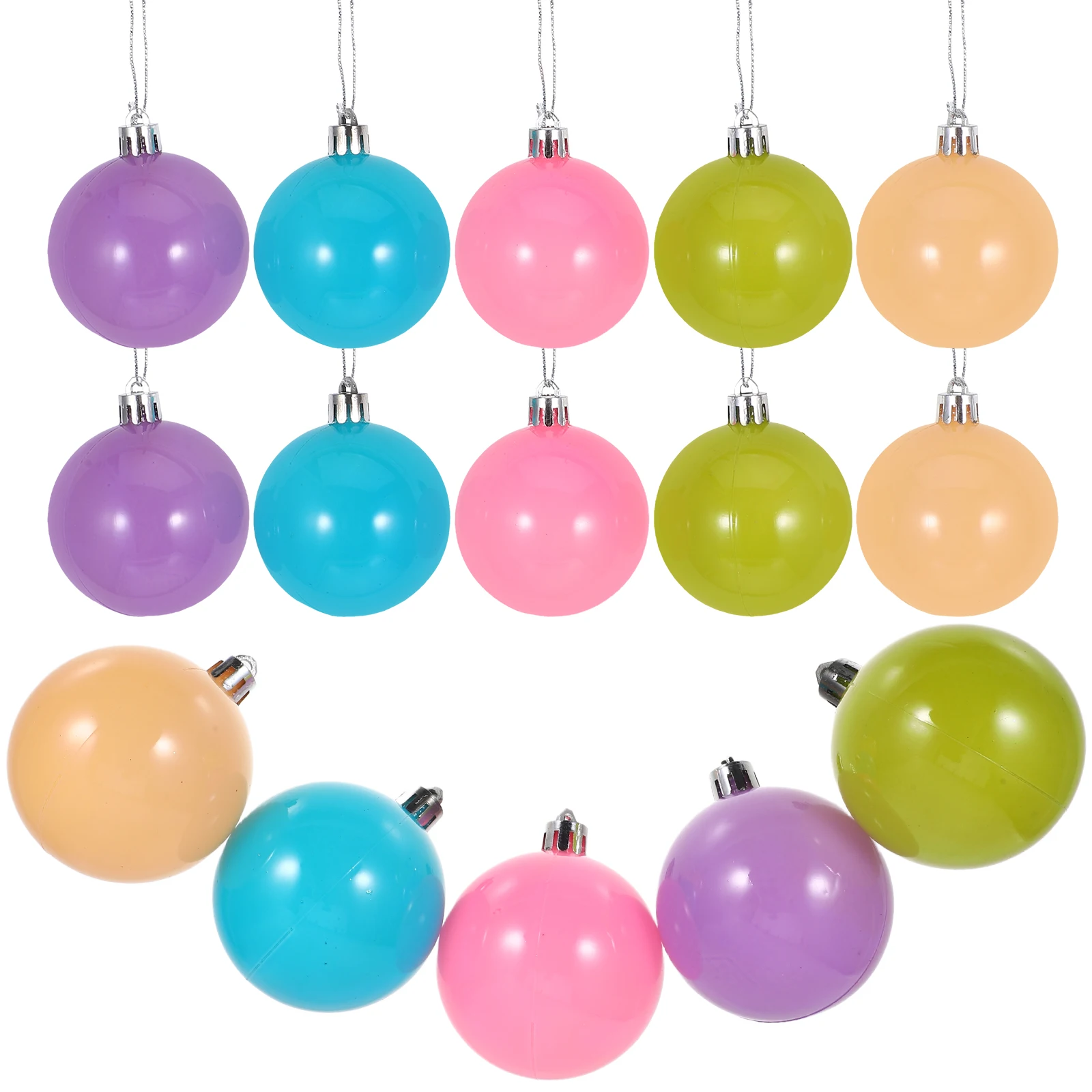15Pcs Christmas Baubles Plastic Shatterproof Xmas Tree Hanging Ornaments Holiday Party Decorations Colorful Globe Balls
15Pcs Christmas Baubles Plastic Shatterproof Xmas Tree Hanging Ornaments Holiday Party Decorations Colorful Globe Balls