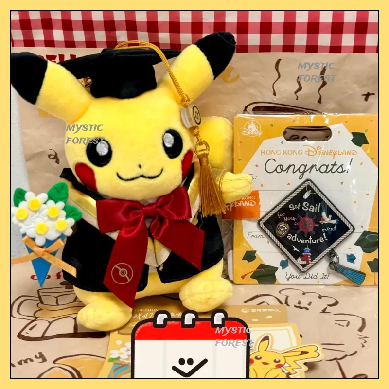 IN STOCK Pikachu We Graduated Series PokéMon Plush Pendant Doll Anime Collection Bag Charm Keychian Toy Graduation Season Gift
IN STOCK Pikachu We Graduated Series PokéMon Plush Pendant Doll Anime Collection Bag Charm Keychian Toy Graduation Season Gift