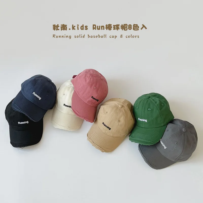 Simple Letter Embroidery Kids Baseball Cap Summer Solid Color Boy Girl Sun Hat Korean Adjustable Children Beach Hats
Simple Letter Embroidery Kids Baseball Cap Summer Solid Color Boy Girl Sun Hat Korean Adjustable Children Beach Hats