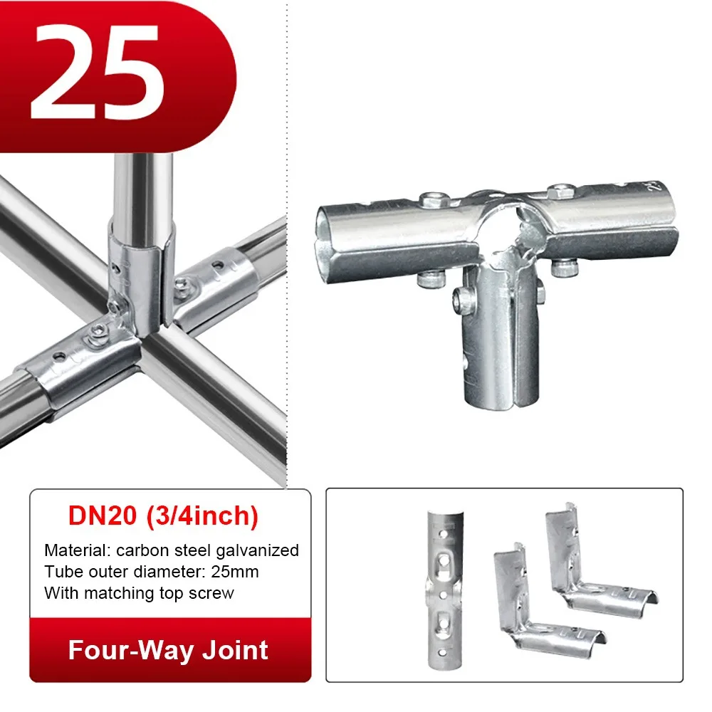 1Pcs New Carbon Steel Galvanized Pipe Joint Round 20/25/32mm Rod Support Rack Fixed Clamp Furniture Hardware
1Pcs New Carbon Steel Galvanized Pipe Joint Round 20/25/32mm Rod Support Rack Fixed Clamp Furniture Hardware