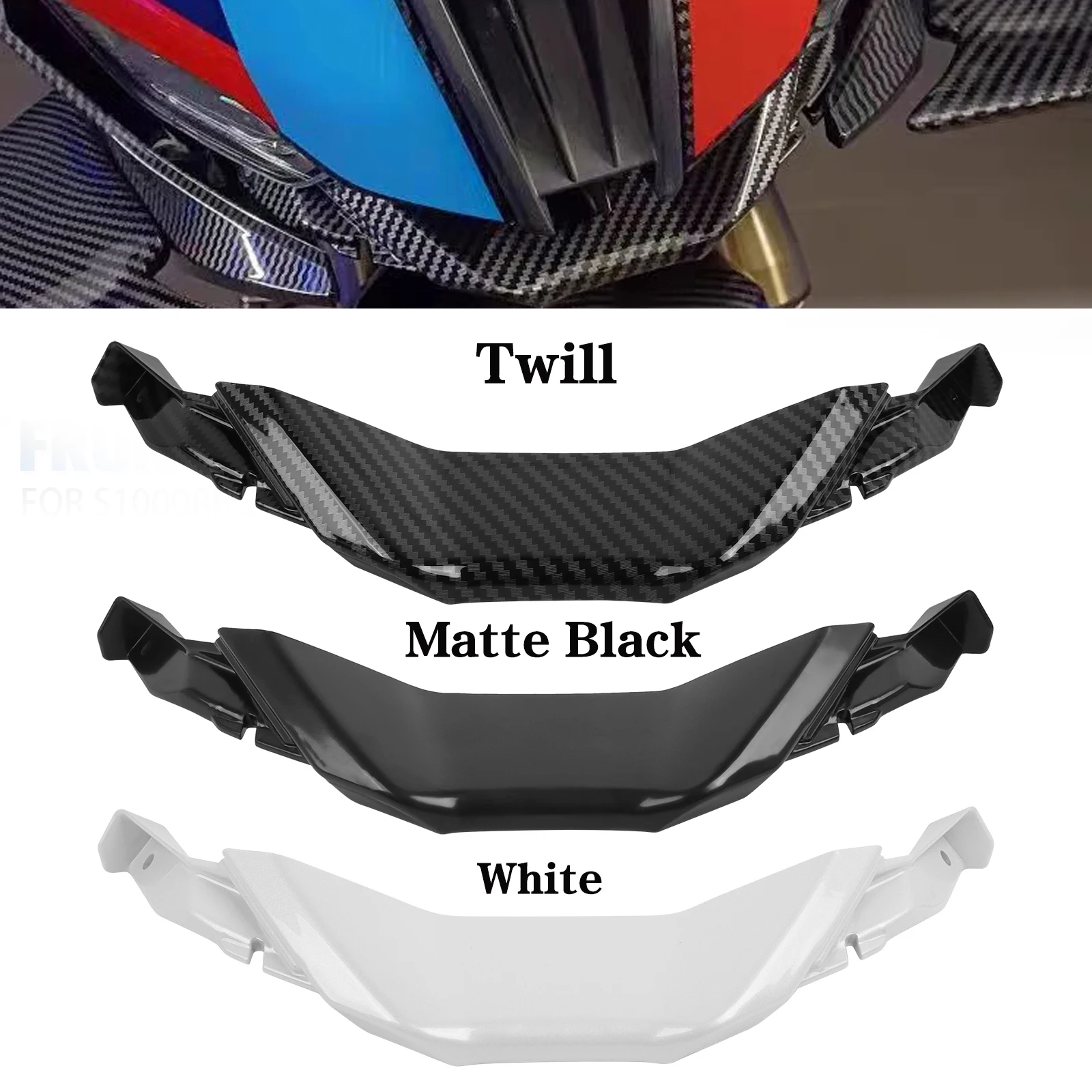 Для BMW S100RR S 1000 RR M1000RR 2023 2024, передний спойлер с прижимной силой, голые передние спойлеры, комплект аэродинамического дефлектора крыльев
Для BMW S100RR S 1000 RR M1000RR 2023 2024, передний спойлер с прижимной силой, голые передние спойлеры, комплект аэродинамического дефлектора крыльев