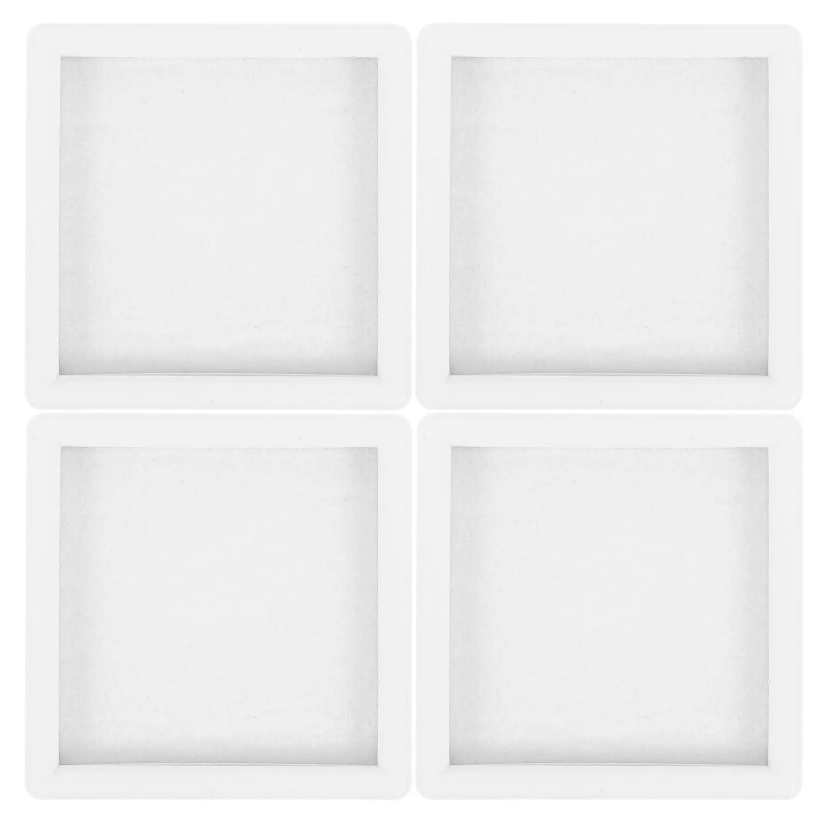 4 Pcs Jewelry Boxes White Square with Sponge for Rings Earrings Gemstone Display Storage Compact Transparent Lid Small
4 Pcs Jewelry Boxes White Square with Sponge for Rings Earrings Gemstone Display Storage Compact Transparent Lid Small