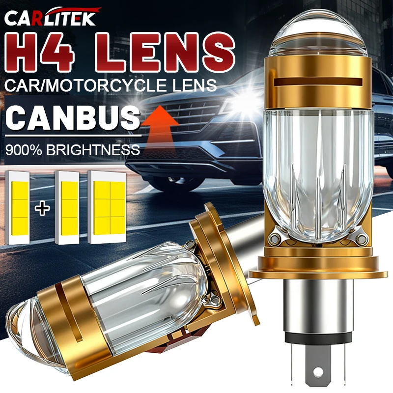 H4 LED Projector Lens Bi LED H4 LED Moto High Low Beam Car Headlight Bulbs Canbus High Low Beam 1:1 Plug&Play 7535 CSP LHD RHD
H4 LED Projector Lens Bi LED H4 LED Moto High Low Beam Car Headlight Bulbs Canbus High Low Beam 1:1 Plug&Play 7535 CSP LHD RHD