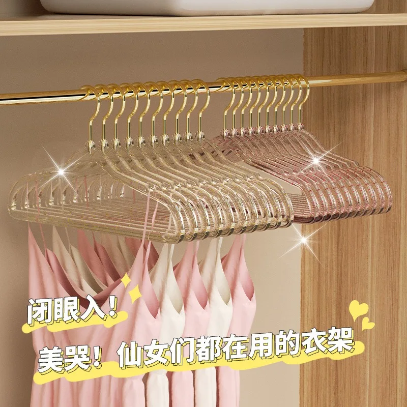 10pcs Transparent Acrylic Crystal Clothes Hanger Anti Slip Seamless Clear Plastic Rack Household Drying Storage Hanger Wholesale
10pcs Transparent Acrylic Crystal Clothes Hanger Anti Slip Seamless Clear Plastic Rack Household Drying Storage Hanger Wholesale