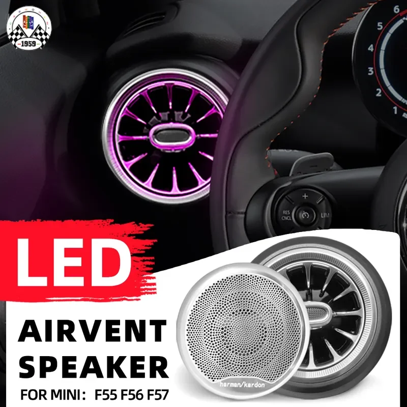 Brand New Plastic Material LED Air Vent Replacement Part Interior Accessory 2 Door 5 Doors For Mini Cooper F55 F56 F57
Brand New Plastic Material LED Air Vent Replacement Part Interior Accessory 2 Door 5 Doors For Mini Cooper F55 F56 F57