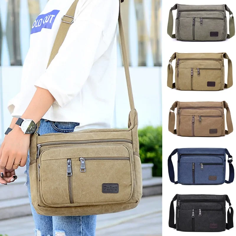 Casual Men Retro Version Capacity Outdoor Business For High Package Bag Canvas Shoulder Bag Diagonal Simple
Casual Men Retro Version Capacity Outdoor Business For High Package Bag Canvas Shoulder Bag Diagonal Simple