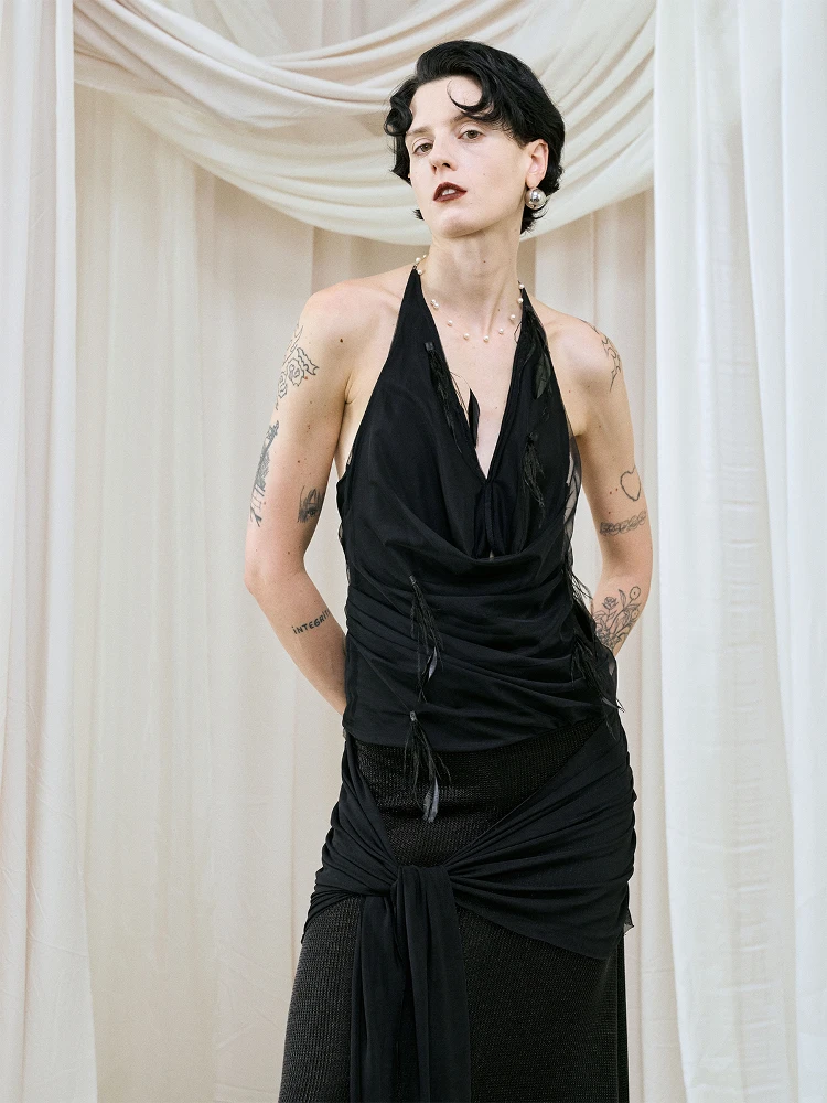 Женский топ с жемчужной цепочкой и подвеской Kind Ego Pearl Bule, летний дизайн 2025, новый оригинальный дизайн, приталенный крой, полиэстер
Женский топ с жемчужной цепочкой и подвеской Kind Ego Pearl Bule, летний дизайн 2025, новый оригинальный дизайн, приталенный крой, полиэстер