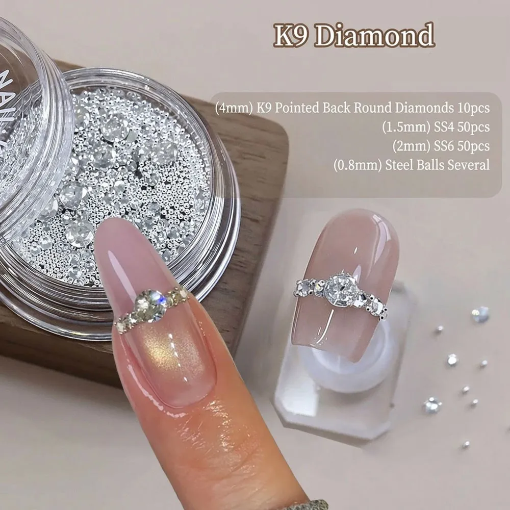 1 коробка страз Flash K9 Zircon Clear для ногтей, микс SS4/SS6, с плоским дном, и стальные шарики 0,8 мм для дизайна ногтей и украшения колец
1 коробка страз Flash K9 Zircon Clear для ногтей, микс SS4/SS6, с плоским дном, и стальные шарики 0,8 мм для дизайна ногтей и украшения колец