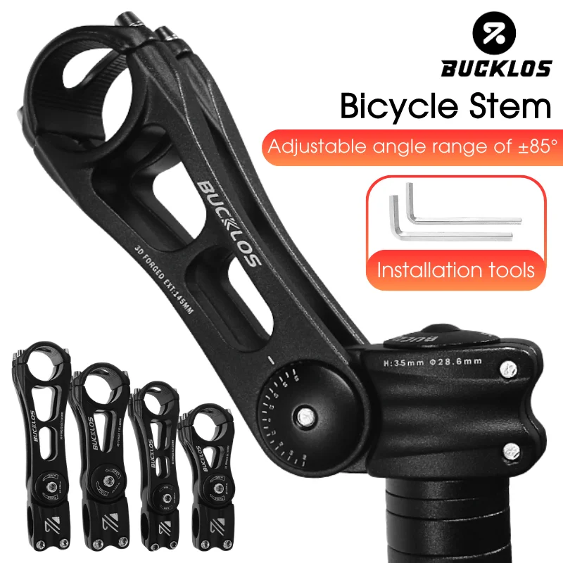BUCKLOS Bicycle Stem Road Mountain MTB Bike Table 90/110/130mm Rod Adjustable Front Fork Stem for 31.8mm Handlebar Power Parts
BUCKLOS Bicycle Stem Road Mountain MTB Bike Table 90/110/130mm Rod Adjustable Front Fork Stem for 31.8mm Handlebar Power Parts