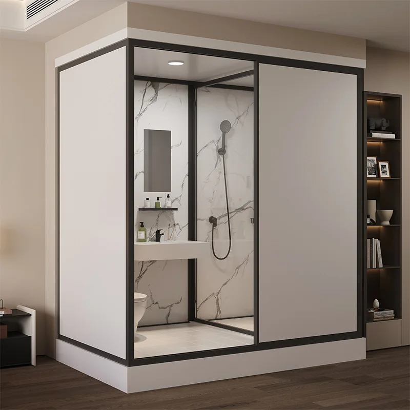 Интегрированная душевая комната, комбинированный туалет, санузел с разделением на сухую и влажную зоны, домашняя ванная комната, отдельная душевая комната с туалетом.
Интегрированная душевая комната, комбинированный туалет, санузел с разделением на сухую и влажную зоны, домашняя ванная комната, отдельная душевая комната с туалетом.