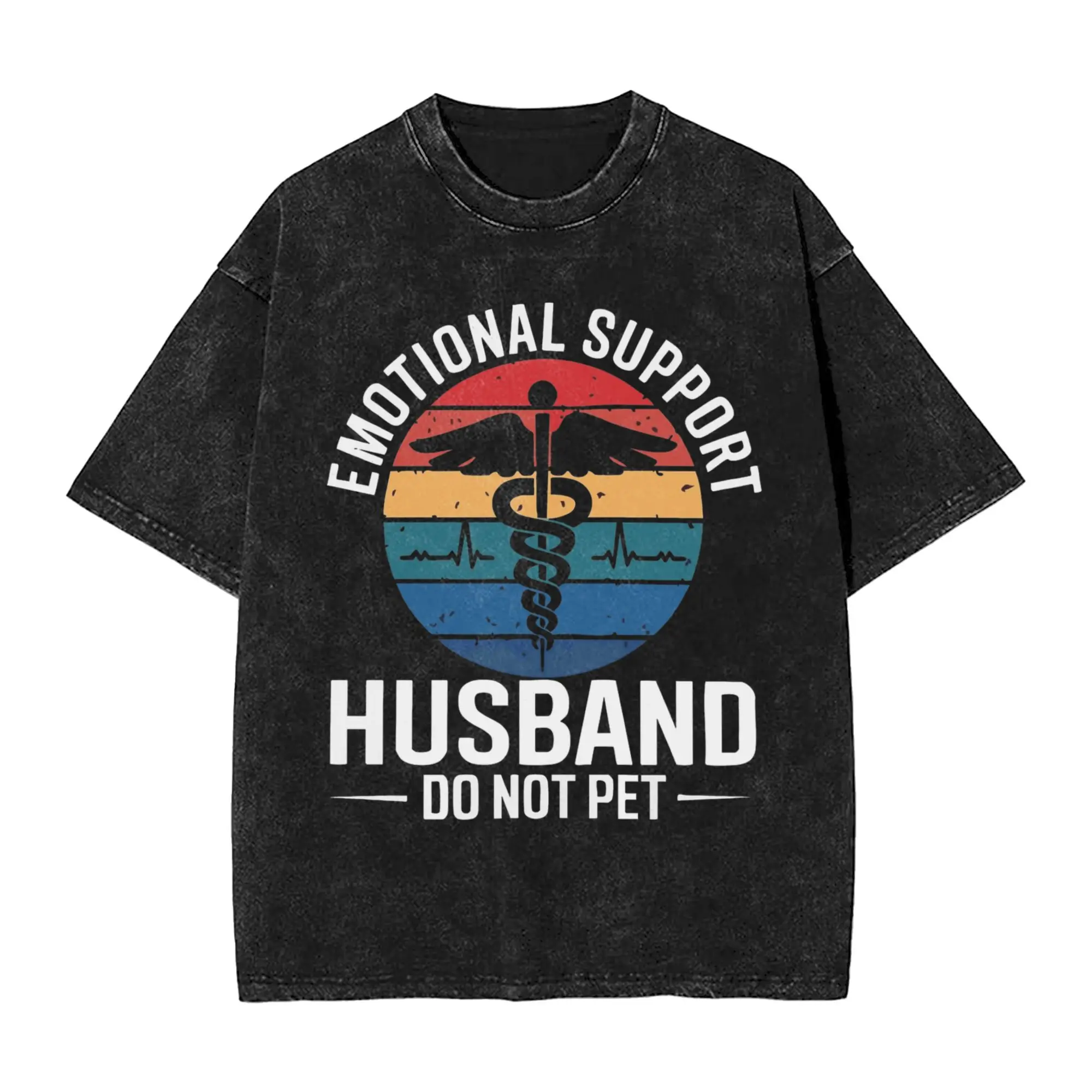 Emotional Support Husband Do Not Pet T-Shirt Beach Streetwear T Shirts Cotton Novelty T Shirt For Men Short-Sleeved Simple Tee
Emotional Support Husband Do Not Pet T-Shirt Beach Streetwear T Shirts Cotton Novelty T Shirt For Men Short-Sleeved Simple Tee