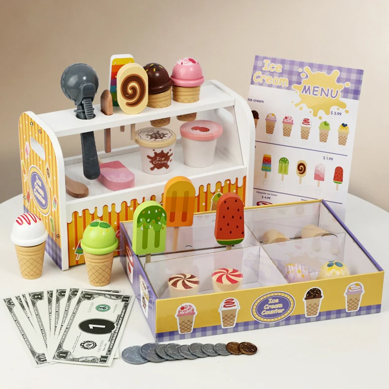 Kids Pretend Play Toy, Simulation Ice Cream Shop & Interactive Parent-Child Game, Early Educational Role Play Toys and gifts
Kids Pretend Play Toy, Simulation Ice Cream Shop & Interactive Parent-Child Game, Early Educational Role Play Toys and gifts