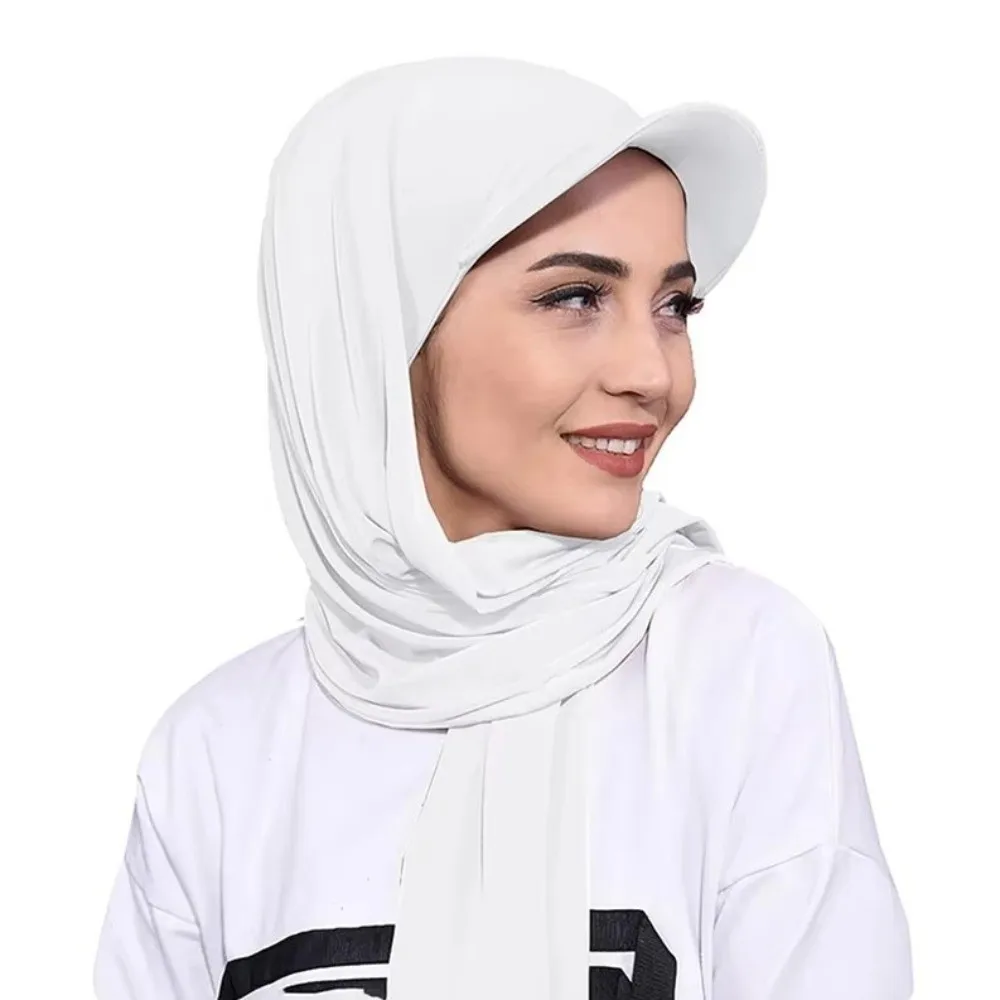 Trendy Solid Color Brim Bandana Cap Simple Adjustable Sun Visor Turban Breathable Polyester Scarf Hat Outdoor
Trendy Solid Color Brim Bandana Cap Simple Adjustable Sun Visor Turban Breathable Polyester Scarf Hat Outdoor