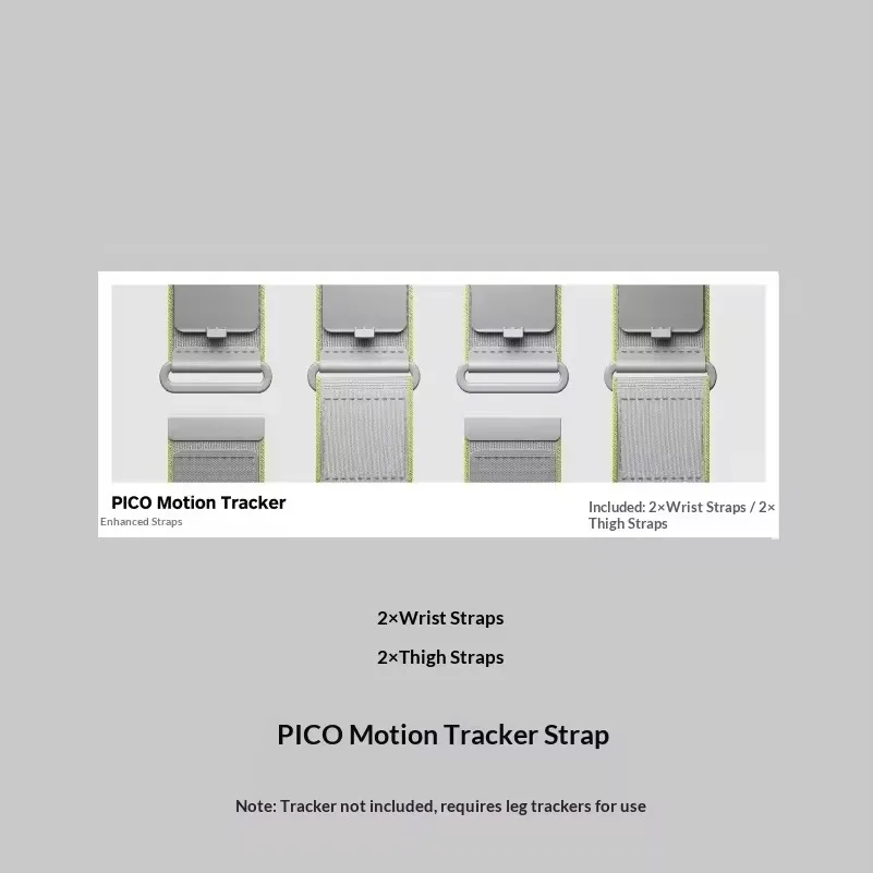 Original Accessories For Pico Motion Tracker Leg and Hand Straps For VR Glasses.
Original Accessories For Pico Motion Tracker Leg and Hand Straps For VR Glasses.