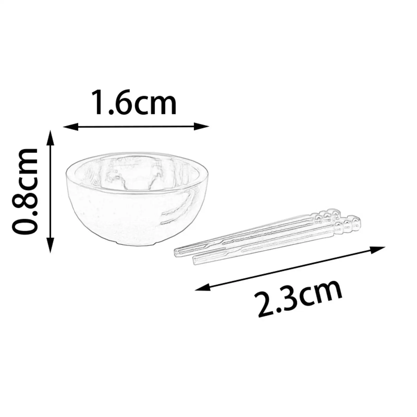 Miniature Kitchen Tableware Set Alloy Bowls Chopsticks Kitchen Playset Decor for Dolls House Accessories
Miniature Kitchen Tableware Set Alloy Bowls Chopsticks Kitchen Playset Decor for Dolls House Accessories