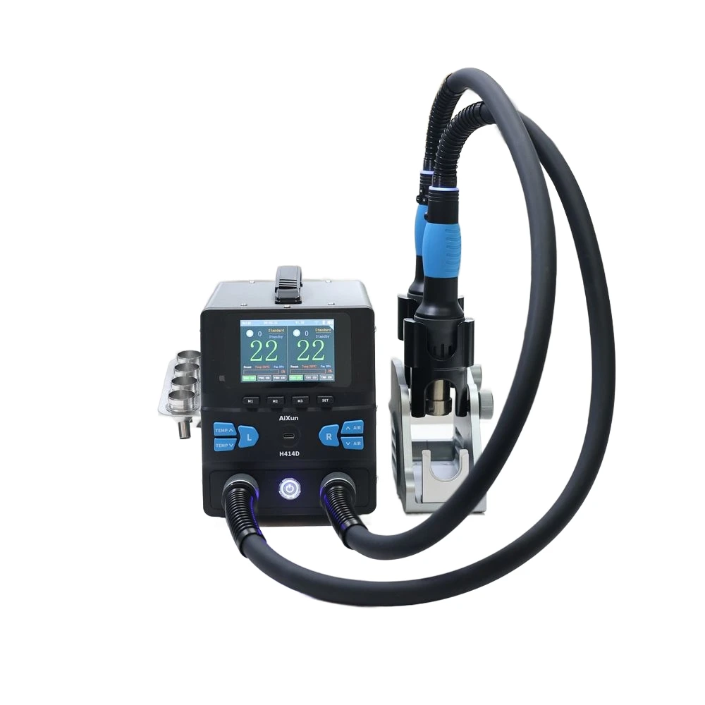 AiXun H414D 3200W Dual Channel Hot Air Rework Station for Mobile Phone Soldering Welding Repair Tool
AiXun H414D 3200W Dual Channel Hot Air Rework Station for Mobile Phone Soldering Welding Repair Tool